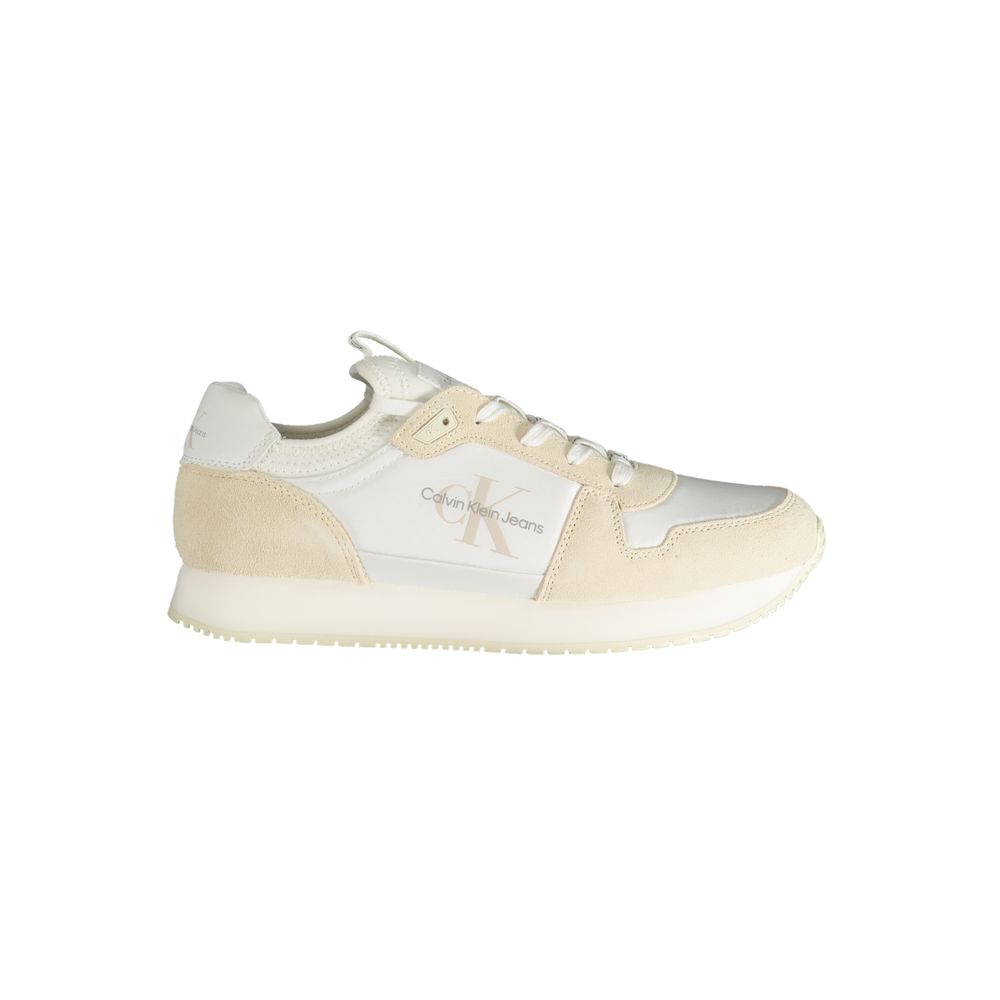 Calvin Klein White Polyester Men Sneaker - Luxe Nova