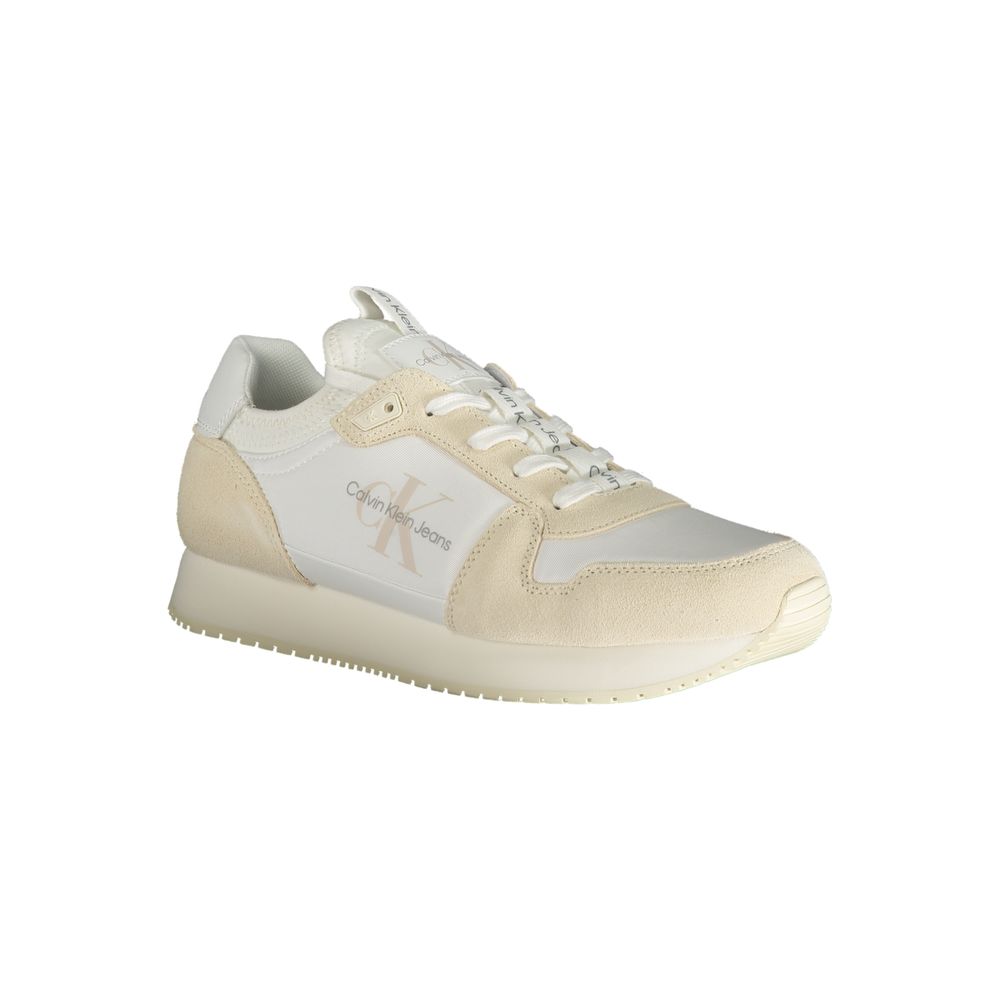 Calvin Klein White Polyester Men Sneaker - Luxe Nova