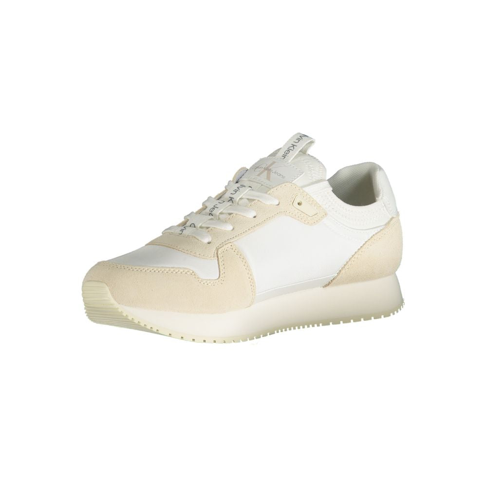 Calvin Klein White Polyester Men Sneaker - Luxe Nova