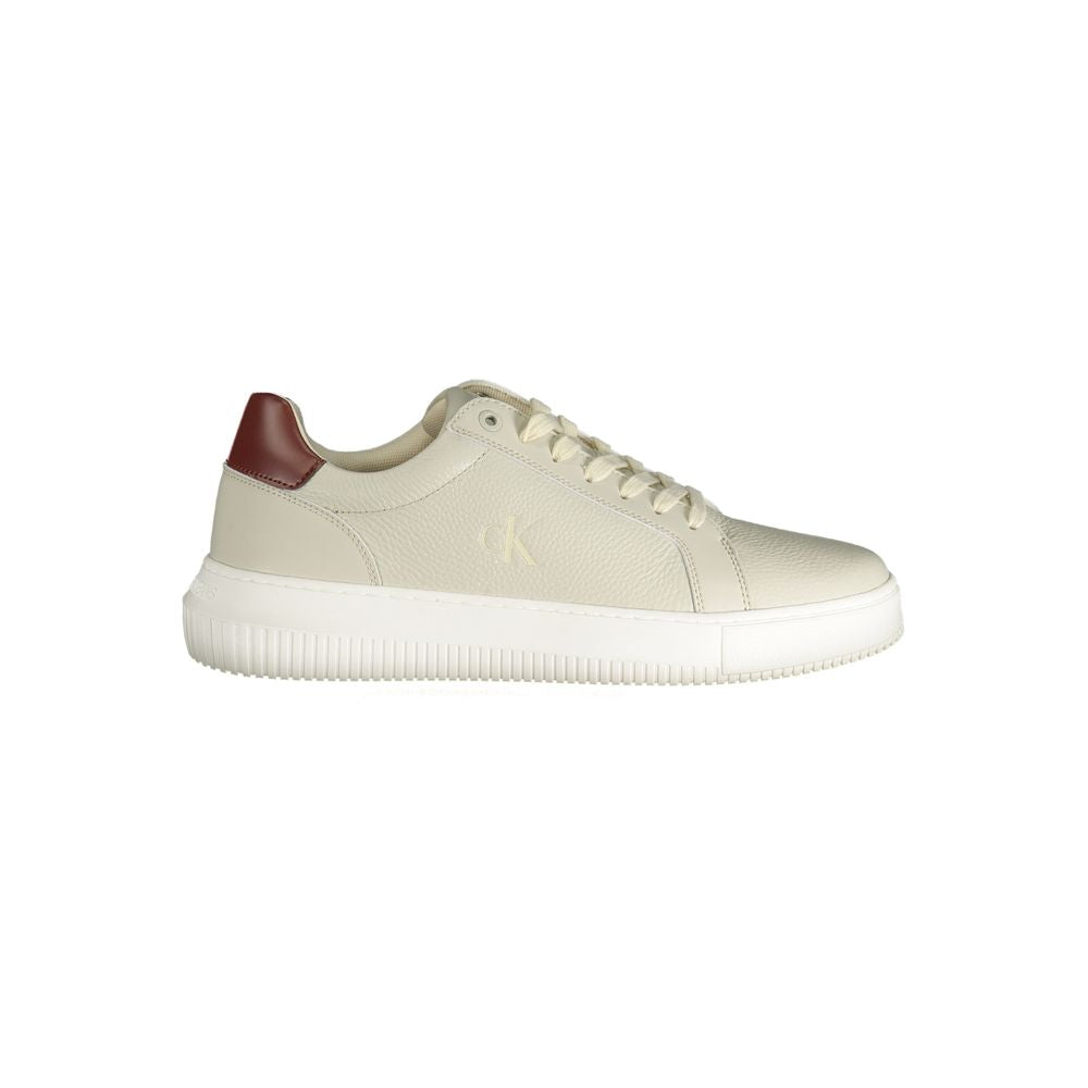 Calvin Klein Grigio Polyurethane Men Sneaker - Luxe Nova