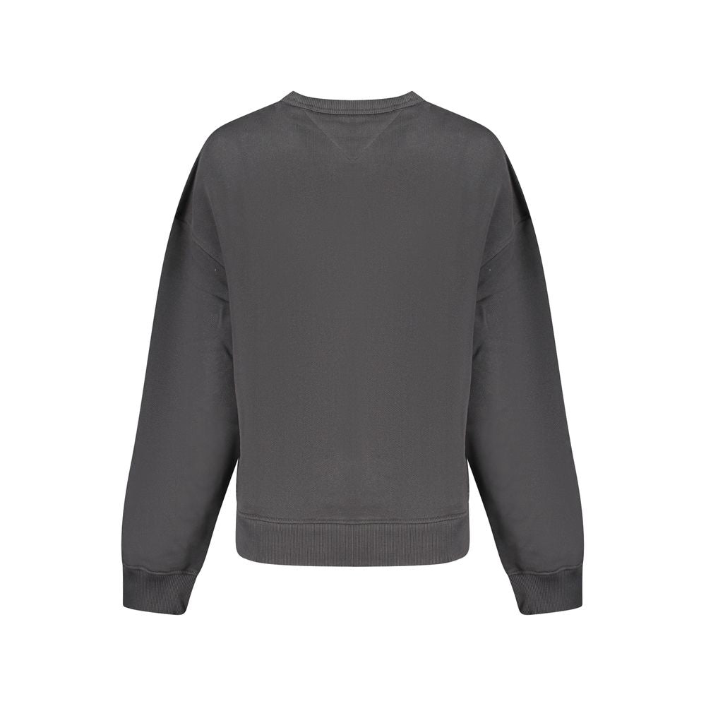 Tommy Hilfiger Black Cotton Women Sweatshirt - Luxe Nova