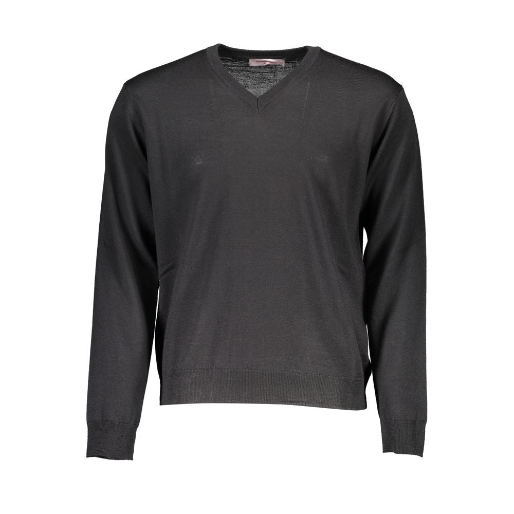 Romeo Gigli Black Lana Men Sweater - Luxe Nova