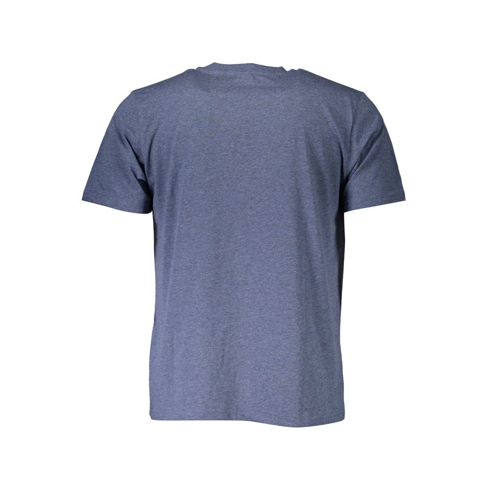 North Sails Blue Cotton Men T-Shirt - Luxe Nova