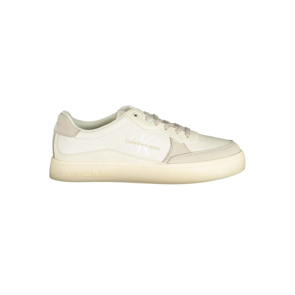 Calvin Klein Bianco Polyurethane Men Sneaker - Luxe Nova