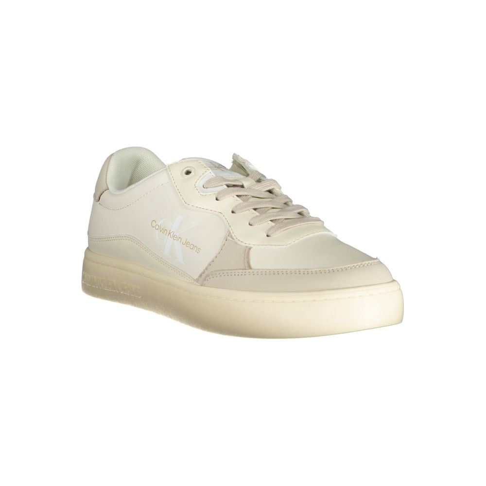 Calvin Klein Bianco Polyurethane Men Sneaker - Luxe Nova
