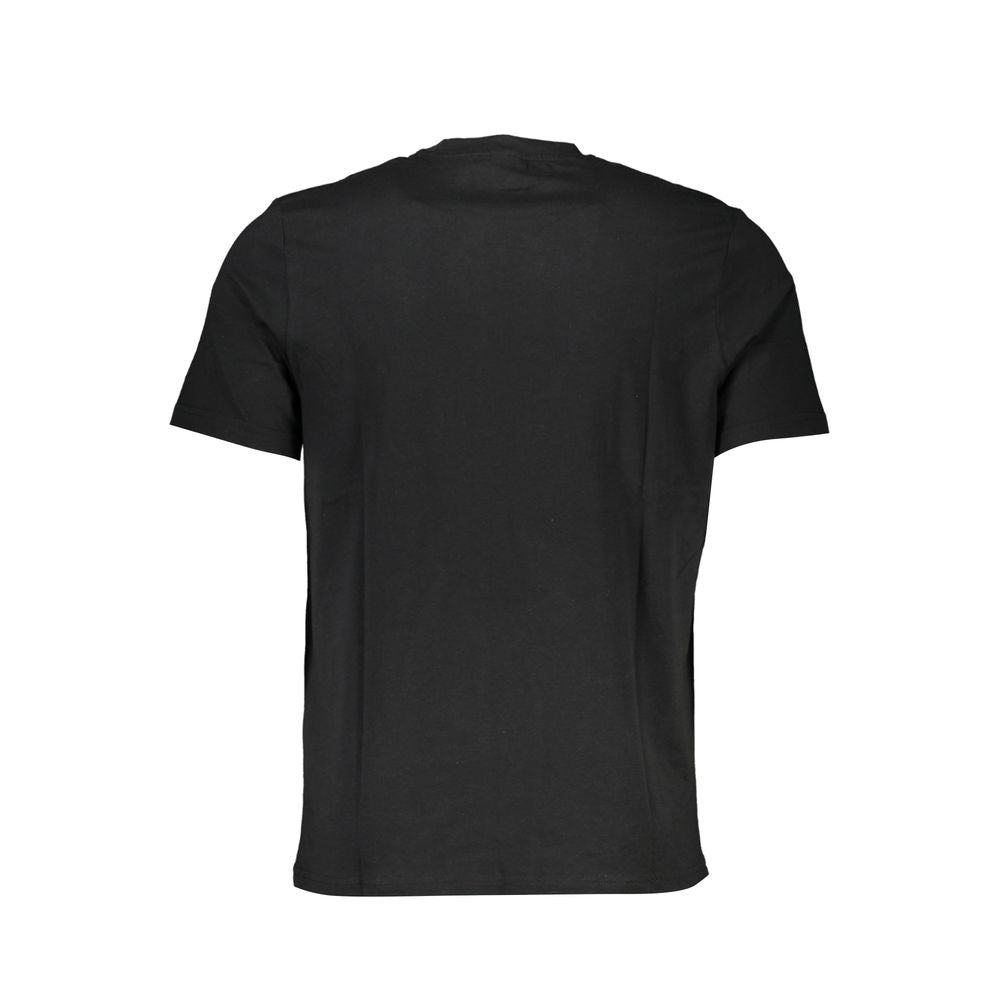North Sails Black Cotton Men T-Shirt - Luxe Nova