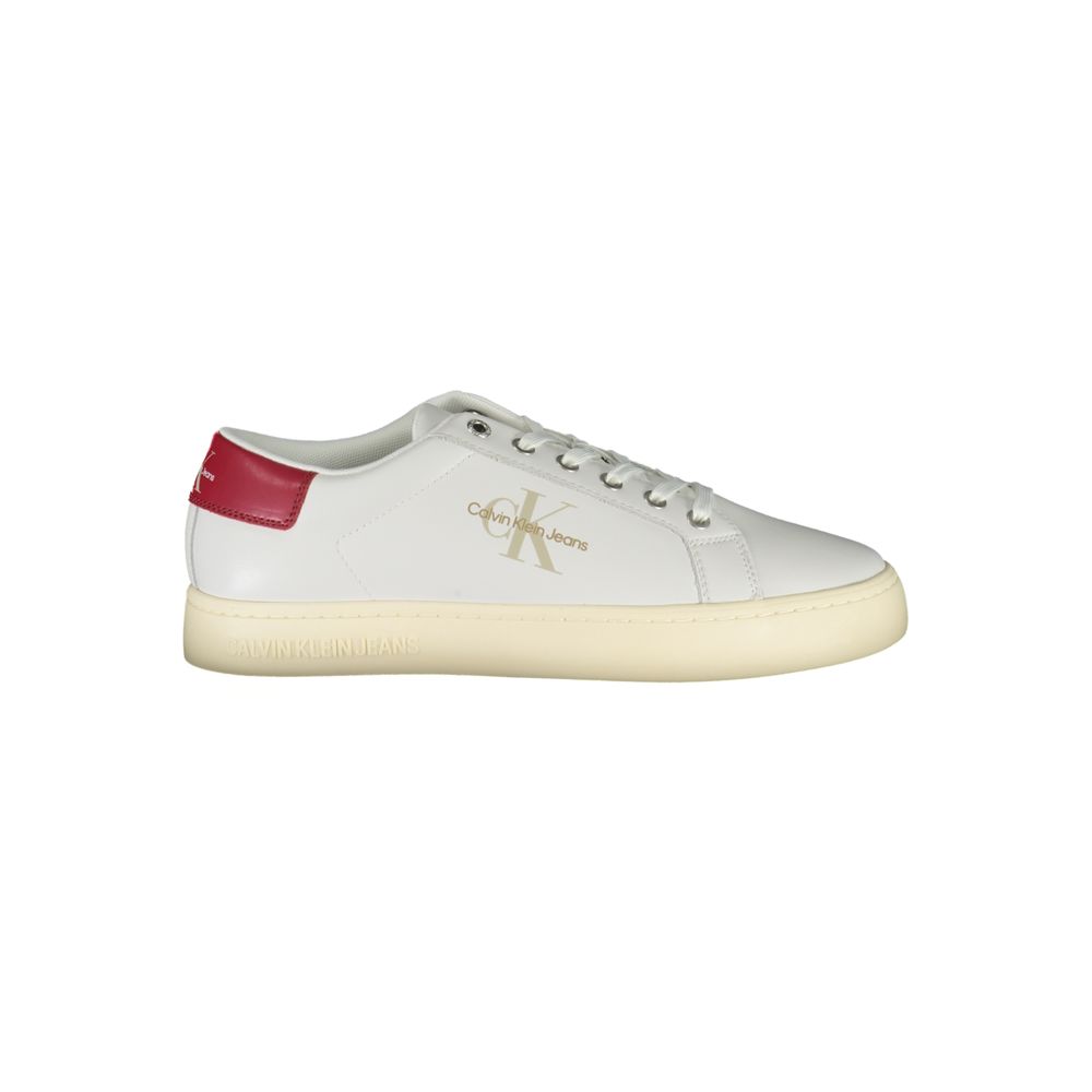 Calvin Klein White Polyester Men Sneaker - Luxe Nova