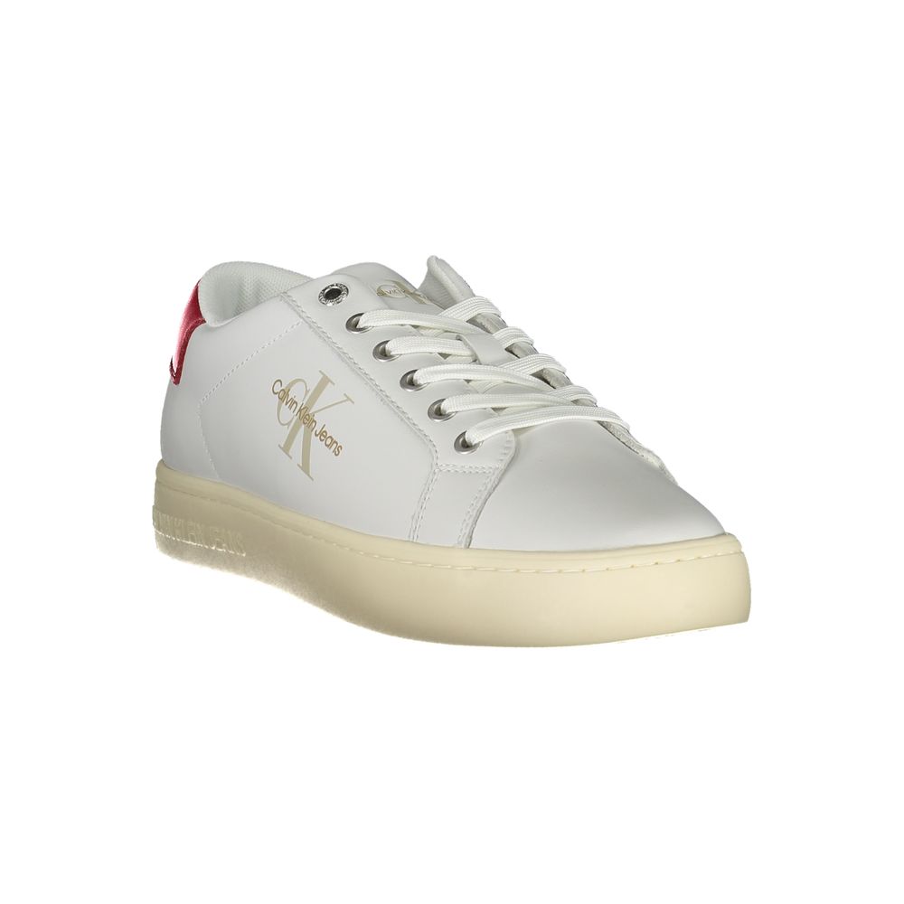 Calvin Klein White Polyester Men Sneaker - Luxe Nova