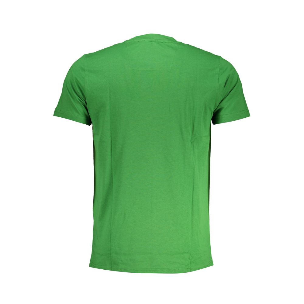 Cavalli Class Verde Cotton Men T-Shirt - Luxe Nova