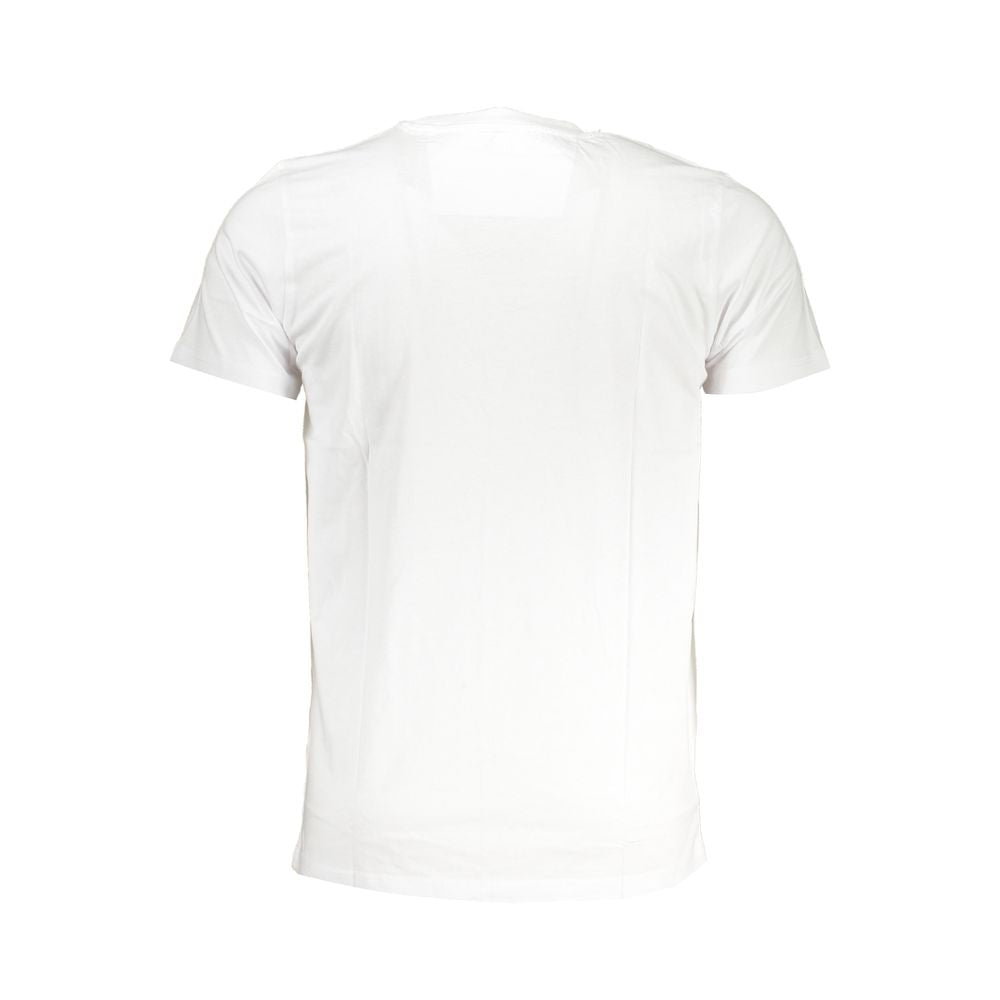 Cavalli Class Bianco Cotton Uomo T-Shirt - Luxe Nova