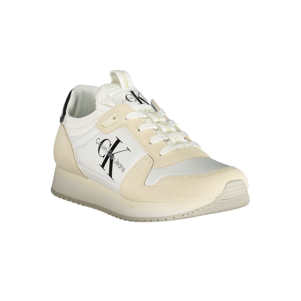 Calvin Klein Bianco Polyurethane Women Sneaker - Luxe Nova