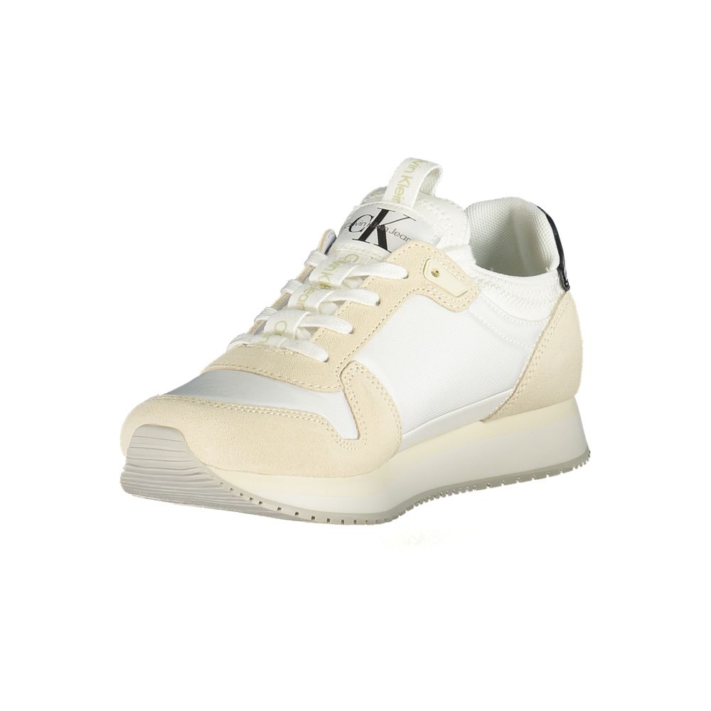 Calvin Klein Bianco Polyurethane Women Sneaker - Luxe Nova