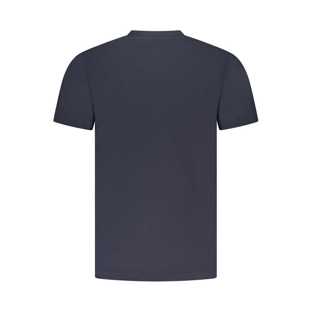 Cavalli Class Blu Cotton Men T-Shirt - Luxe Nova