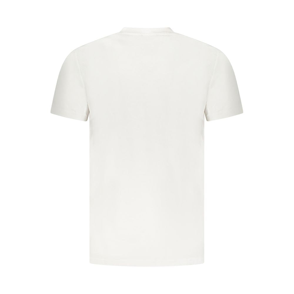 Cavalli Class Bianco Cotton Men T-Shirt - Luxe Nova