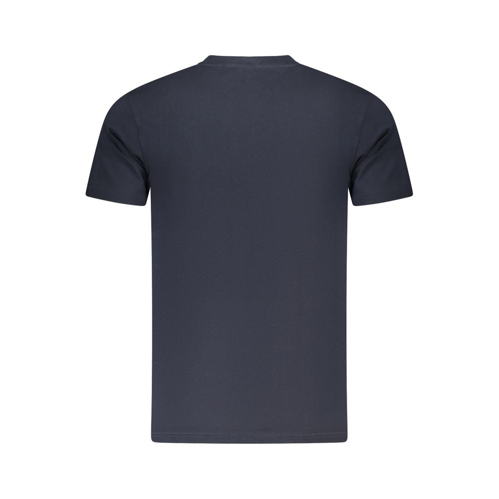 Cavalli Class Blu Cotton Men T-Shirt - Luxe Nova
