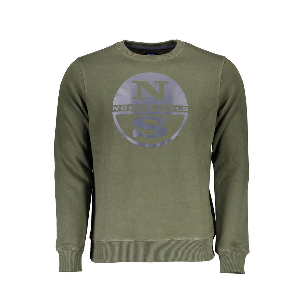 North Sails Verde Cotton Men Sweatshirt - Luxe Nova