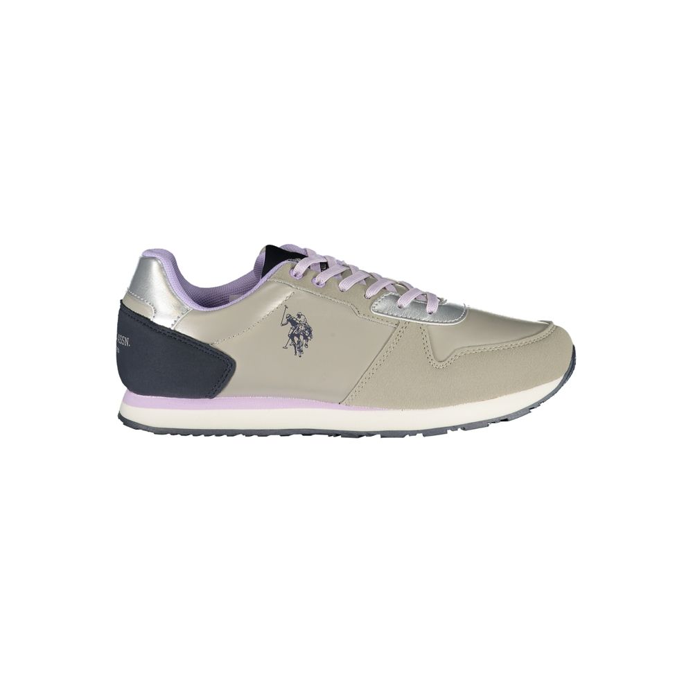 U.S. POLO ASSN. Argento Polyester Women Sneaker - Luxe Nova