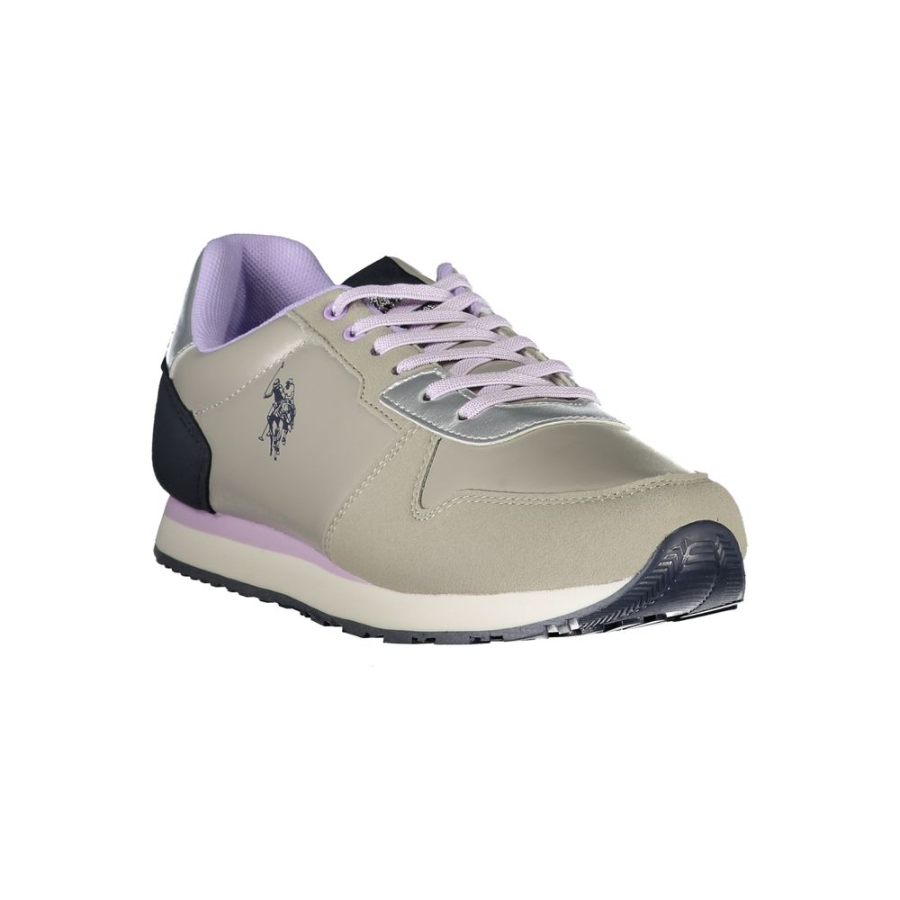 U.S. POLO ASSN. Argento Polyester Women Sneaker - Luxe Nova