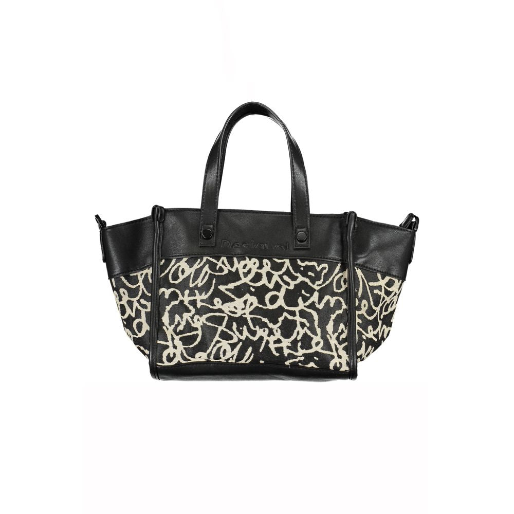 Desigual Black Polyester Women Handbag - Luxe Nova