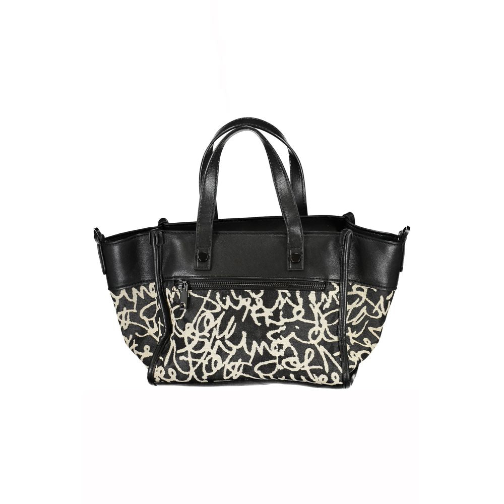 Desigual Black Polyester Women Handbag - Luxe Nova