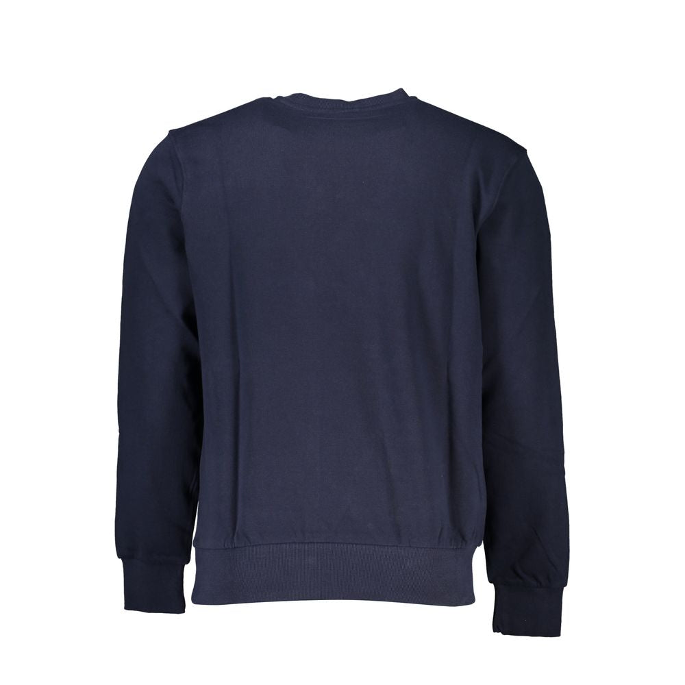 North Sails Blue Cotton Men Sweater - Luxe Nova