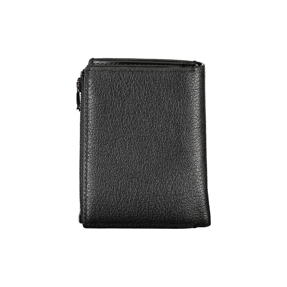 Calvin Klein Sleek Black Leather Wallet with Coin Purse - Luxe Nova