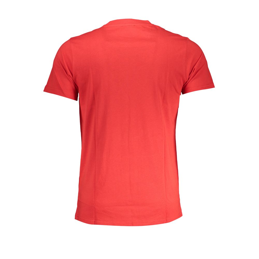 Cavalli Class Rosso Cotton Mens T-Shirt - Luxe Nova