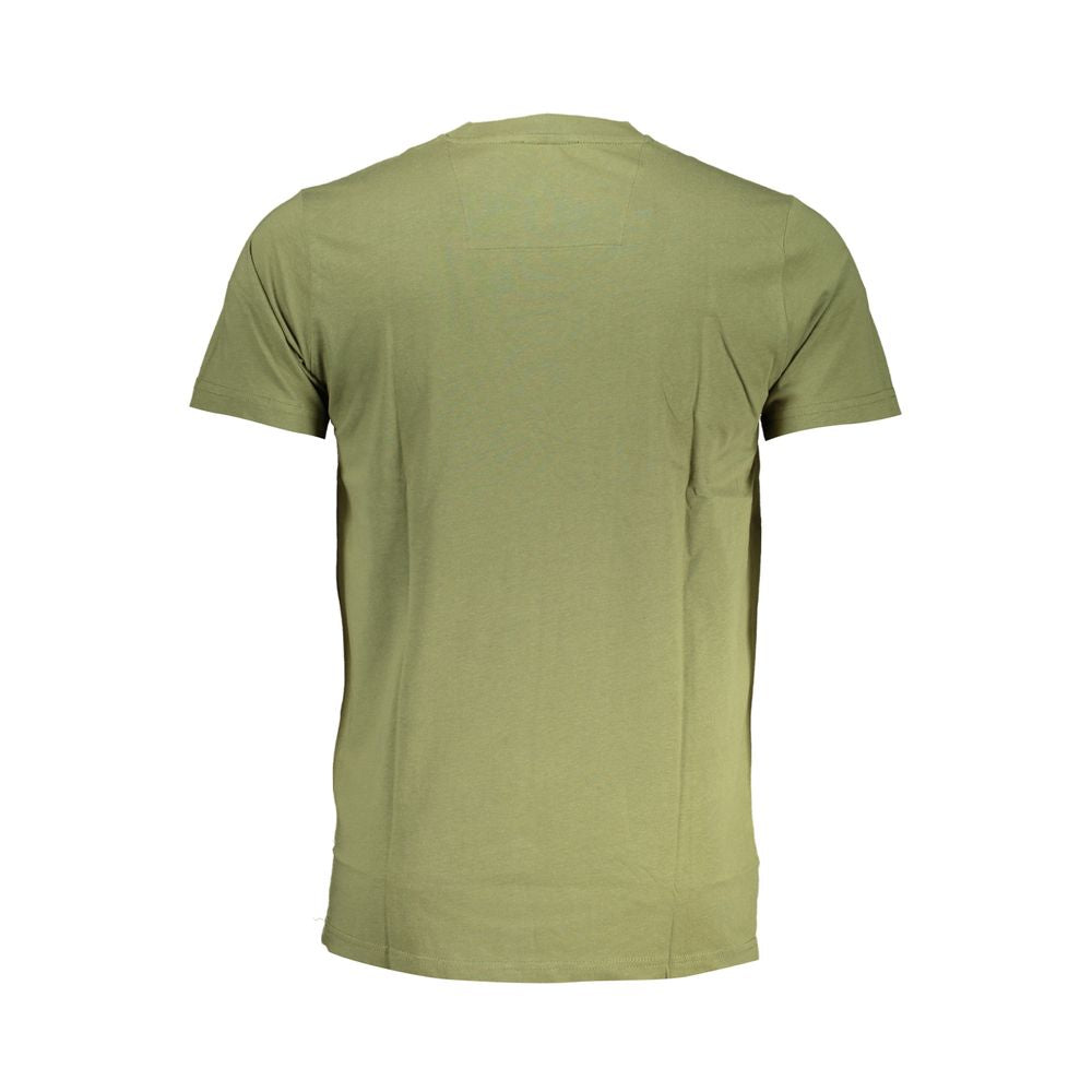 Cavalli Class Verde Cotton Mens T-Shirt - Luxe Nova