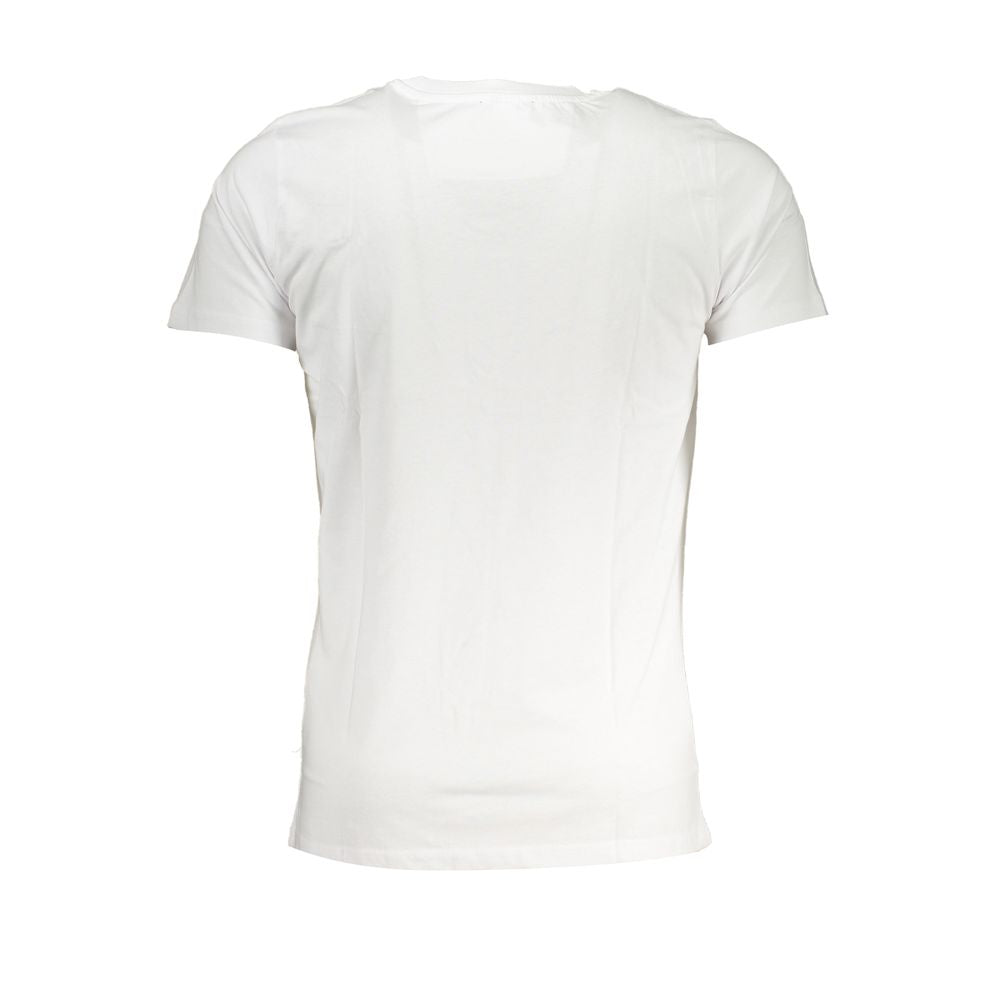 Cavalli Class White Cotton Men's T-Shirt - Luxe Nova
