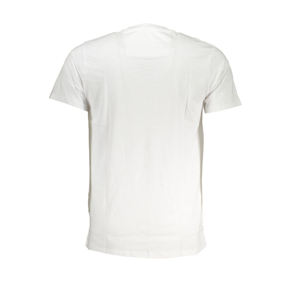 Cavalli Class White Cotton Men T-Shirt - Luxe Nova
