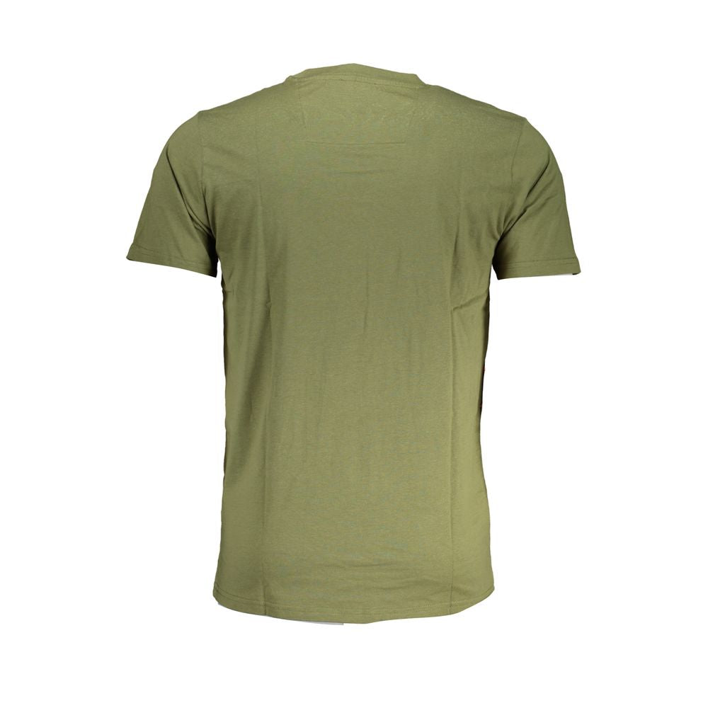 Cavalli Class Verde Cotton Mens T-Shirt - Luxe Nova