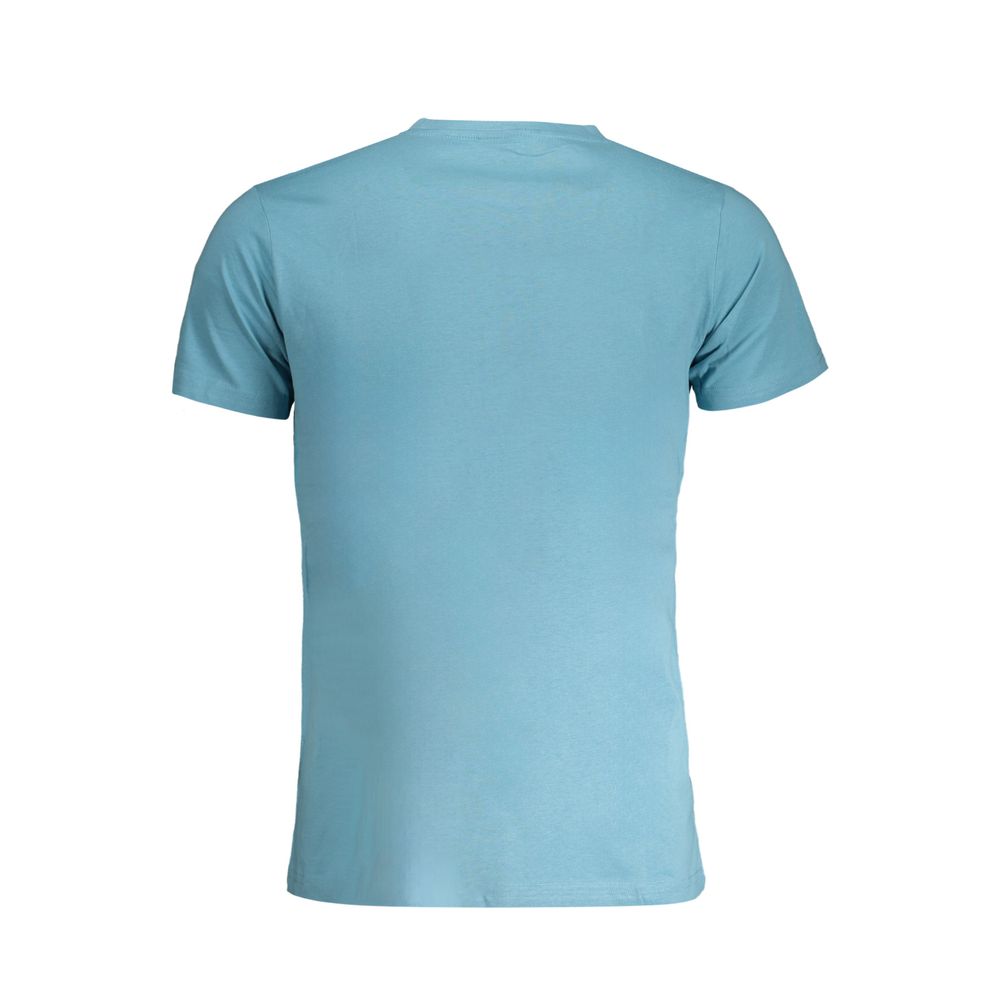 Norway 1963 Azzurro Cotton Men T-Shirt - Luxe Nova