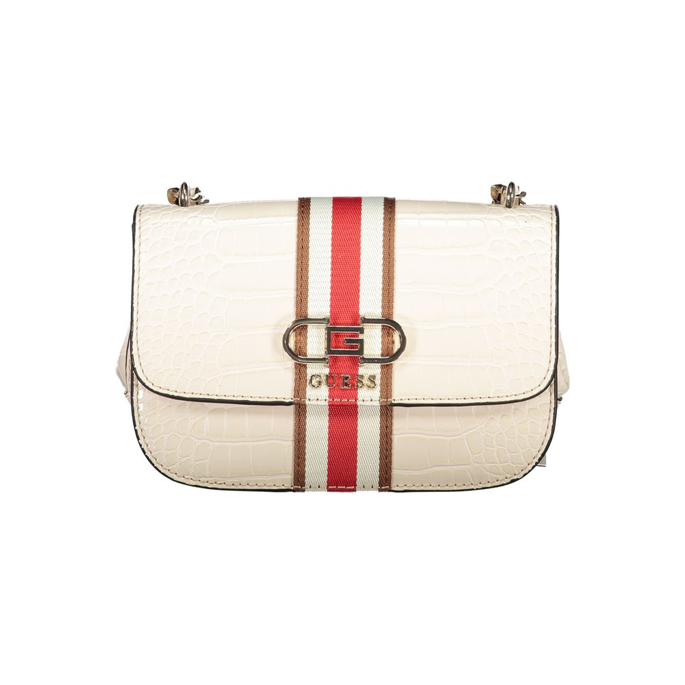 Guess Jeans Beige Polyurethane Women Handbag - Luxe Nova