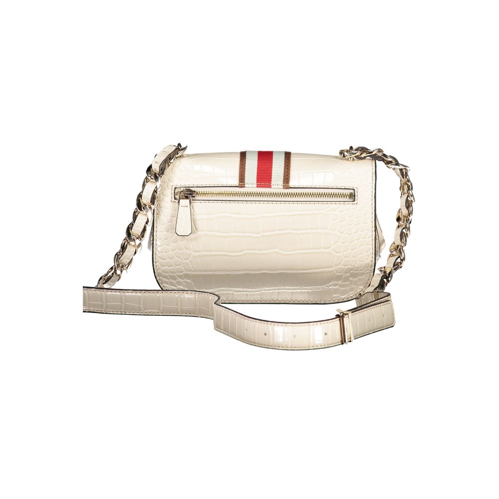 Guess Jeans Beige Polyurethane Women Handbag - Luxe Nova