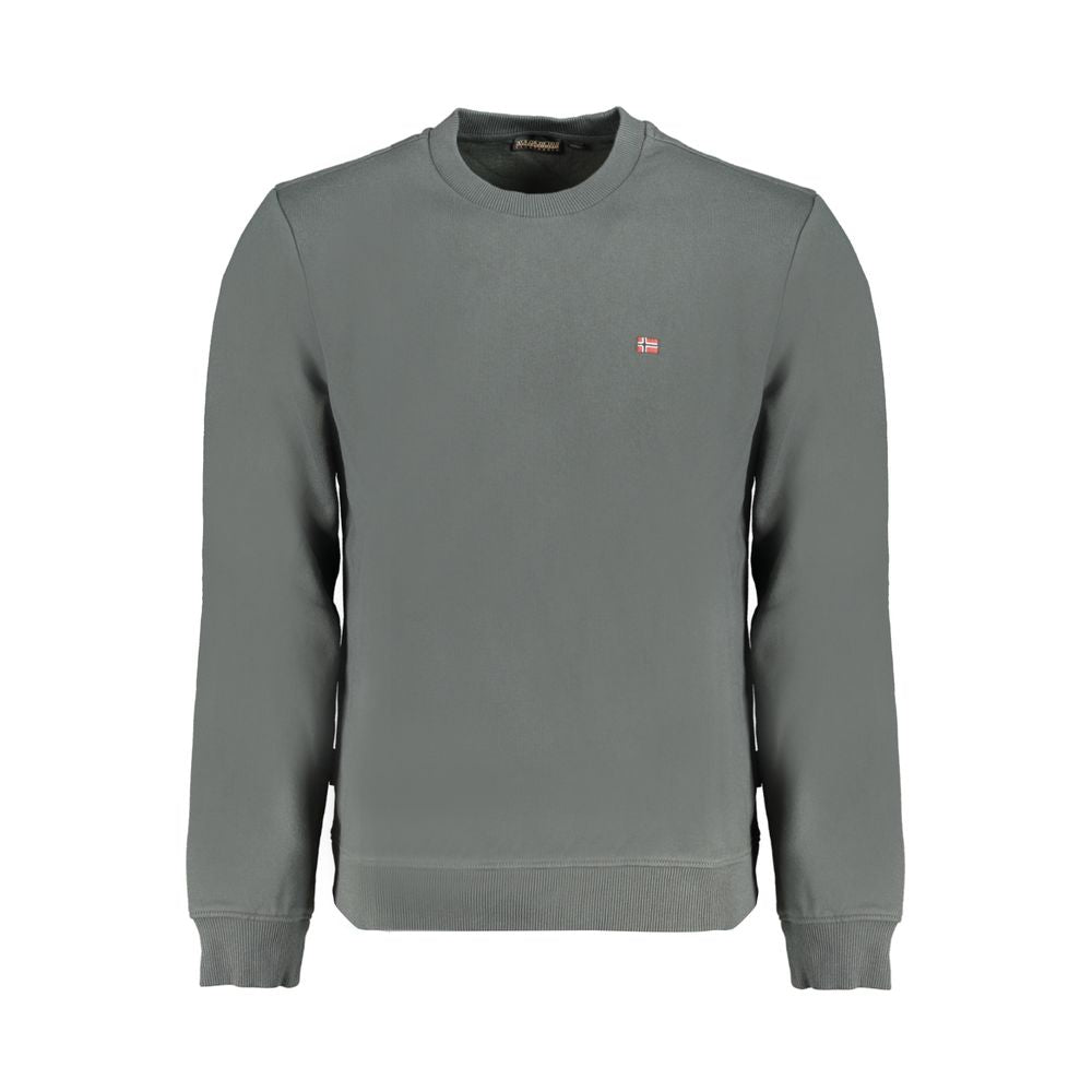 Napapijri Verde Cotton Male Sweatshirt - Luxe Nova