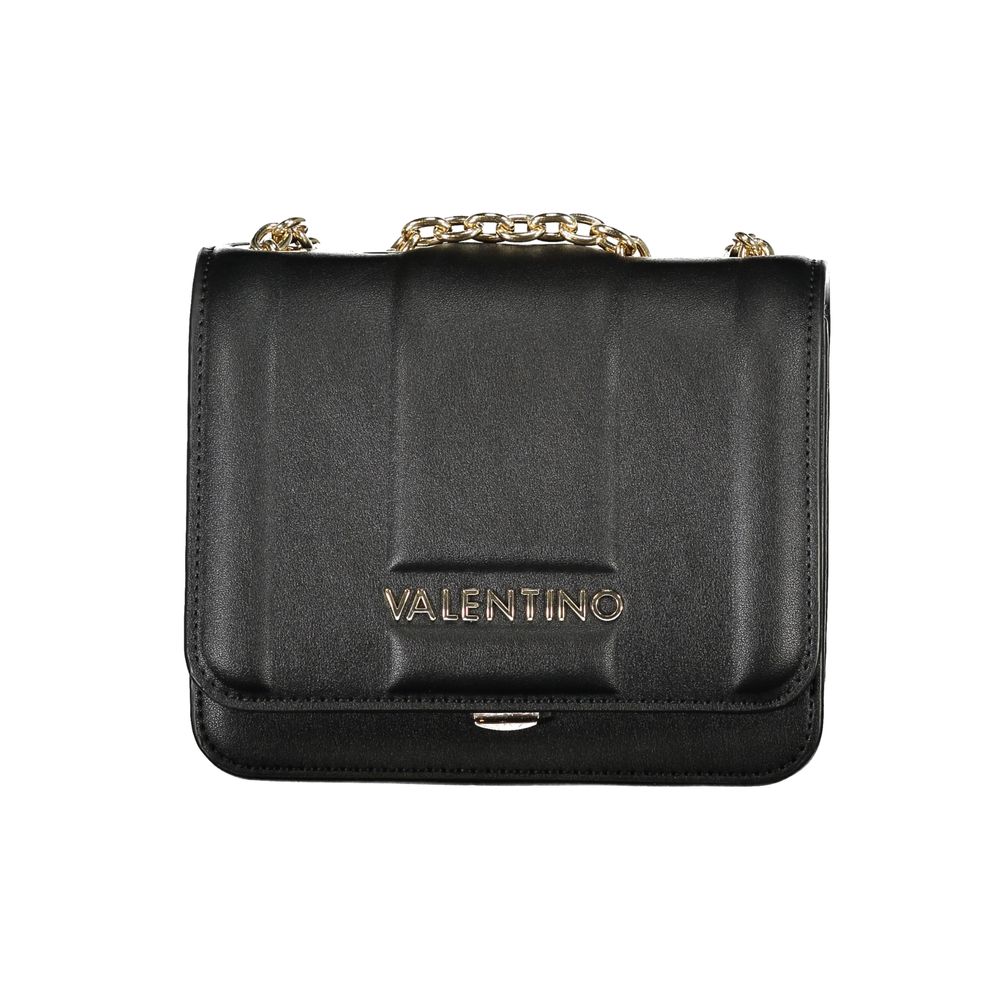 Mario Valentino Nero Polyurethane Women Shoulder Bag - Luxe Nova