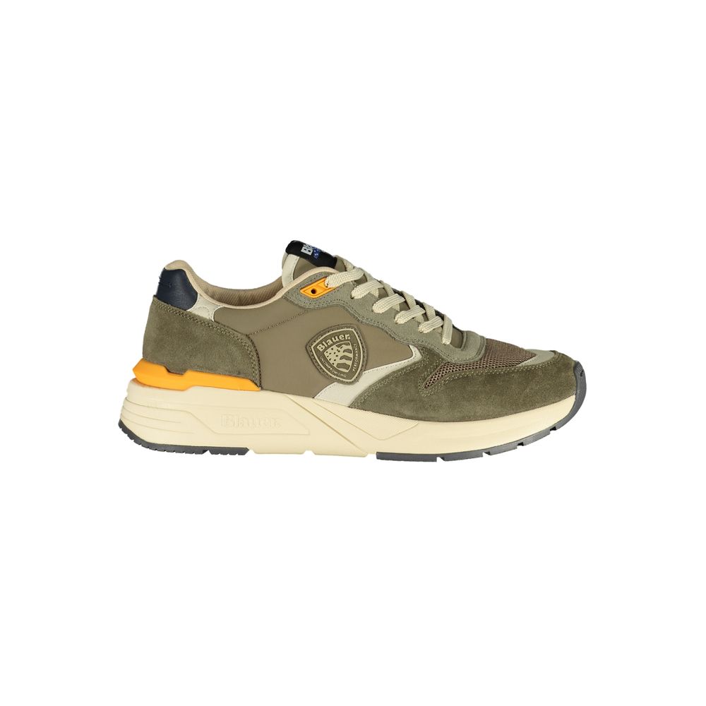 Blauer Verde Polyurethane Men Sneaker - Luxe Nova