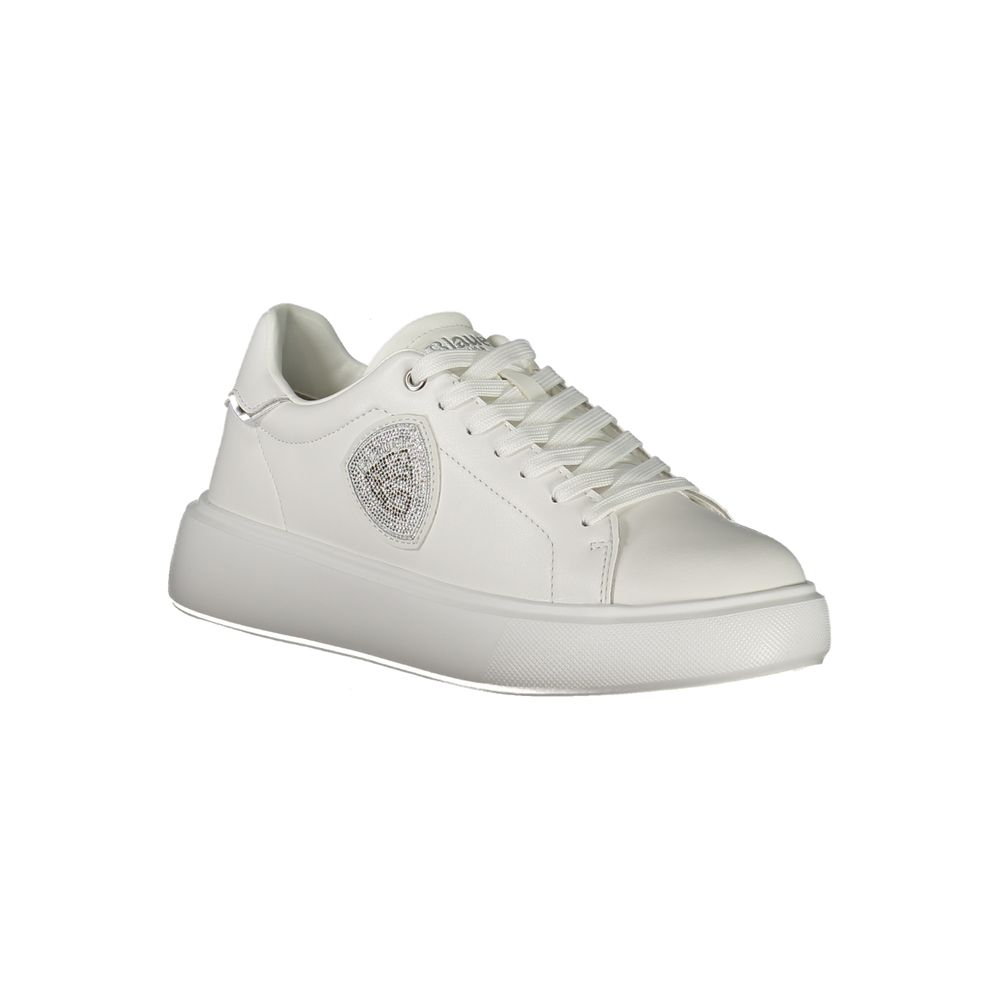 Blauer Bianco Polyurethane Women Sneaker - Luxe Nova