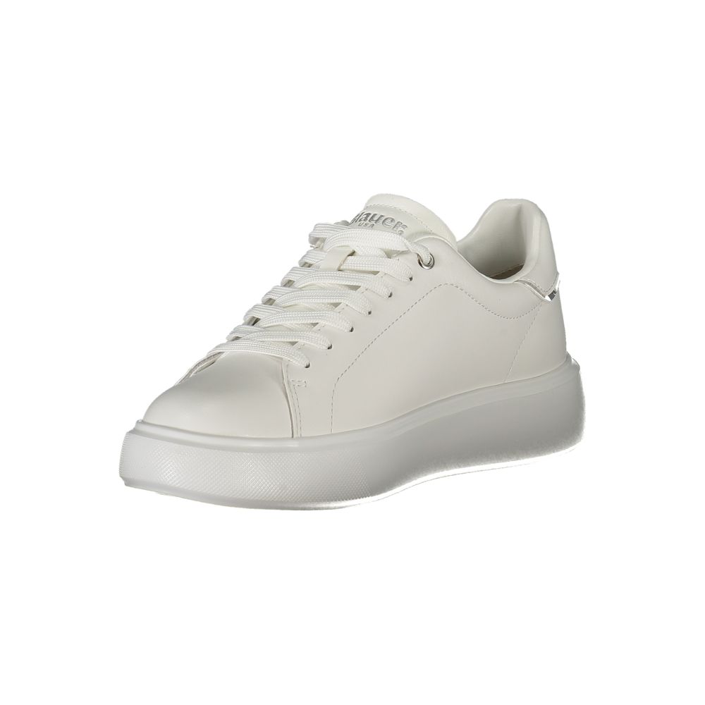 Blauer Bianco Polyurethane Women Sneaker - Luxe Nova