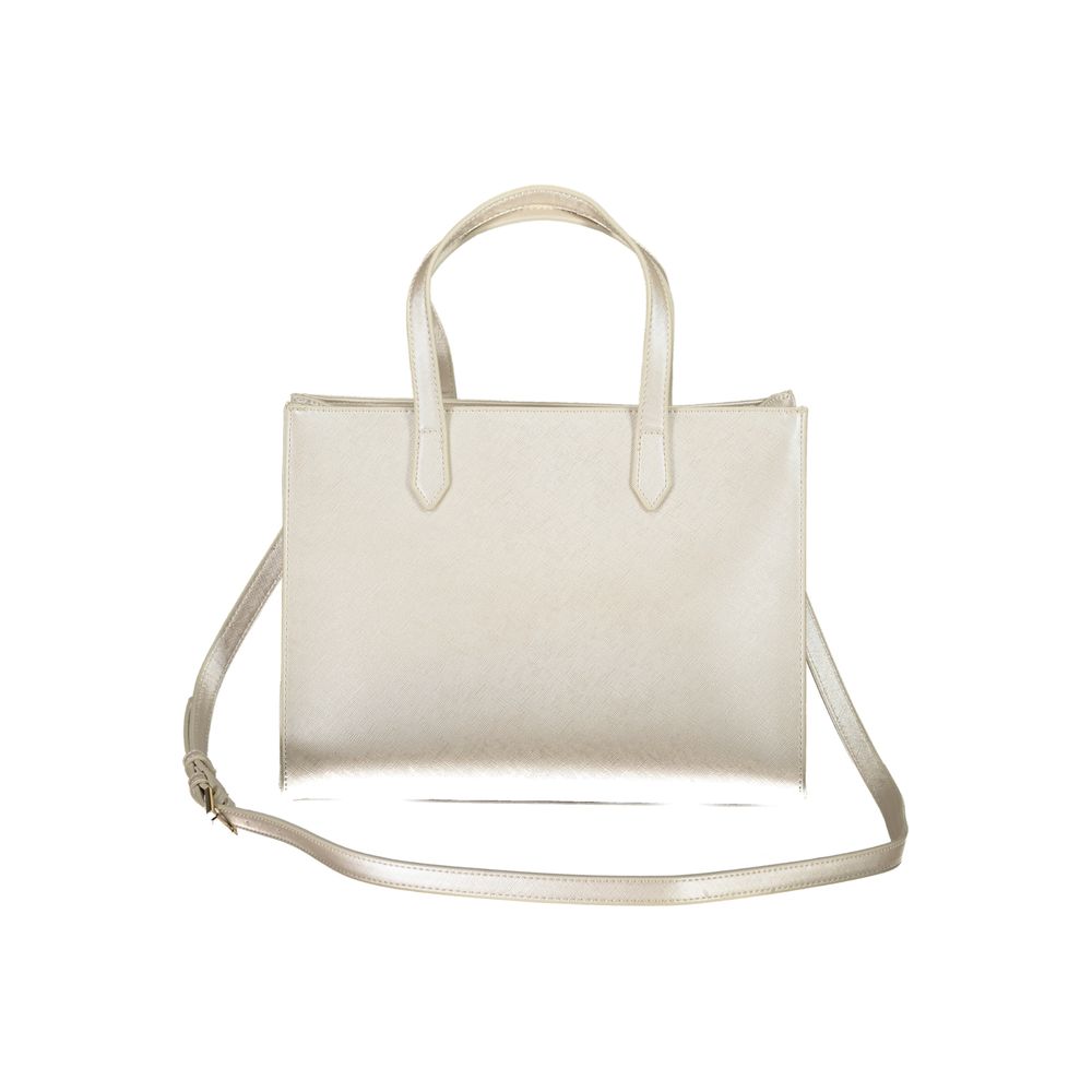 Mario Valentino Grigio Poliuretano Woman Handbag - Luxe Nova