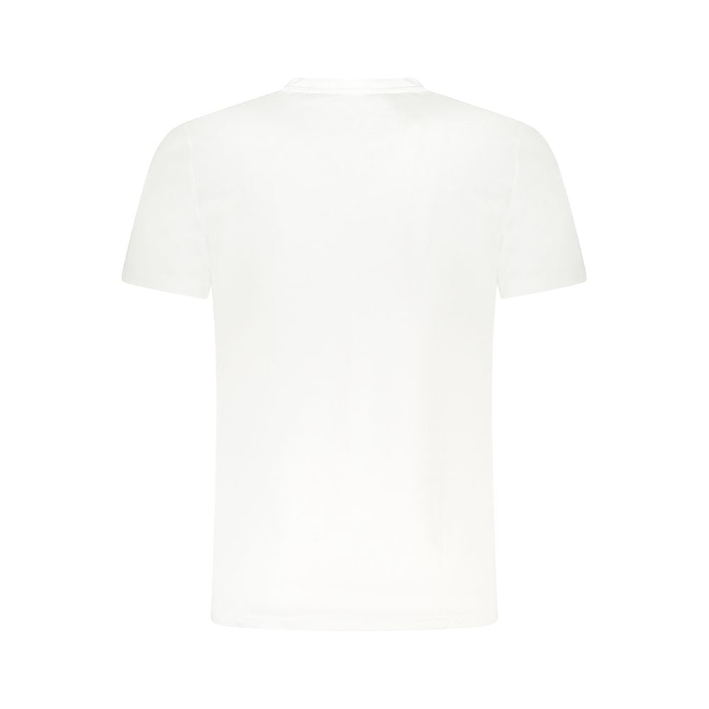 Cavalli Class Bianco Cotton Men T-Shirt - Luxe Nova