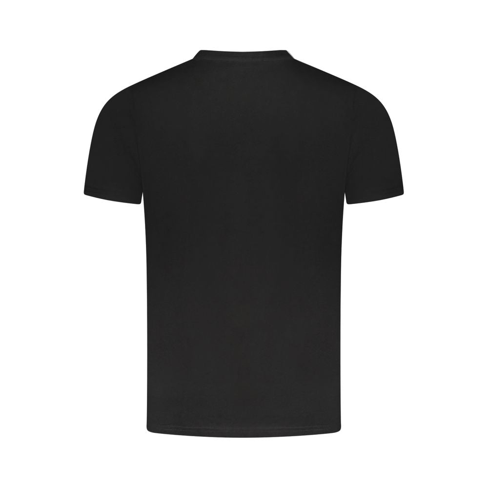 Cavalli Class Black Cotton Men T-Shirt - Luxe Nova