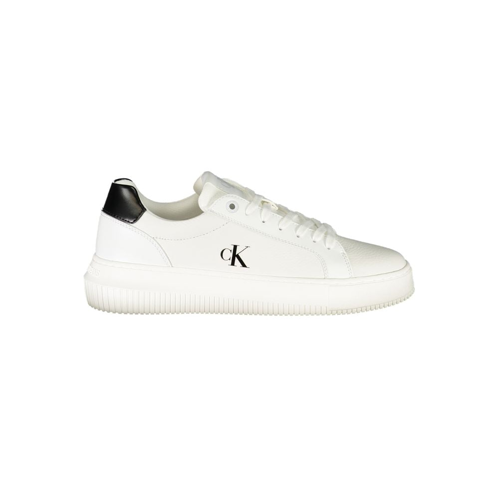 Calvin Klein Bianco Polyurethane Women Sneaker - Luxe Nova