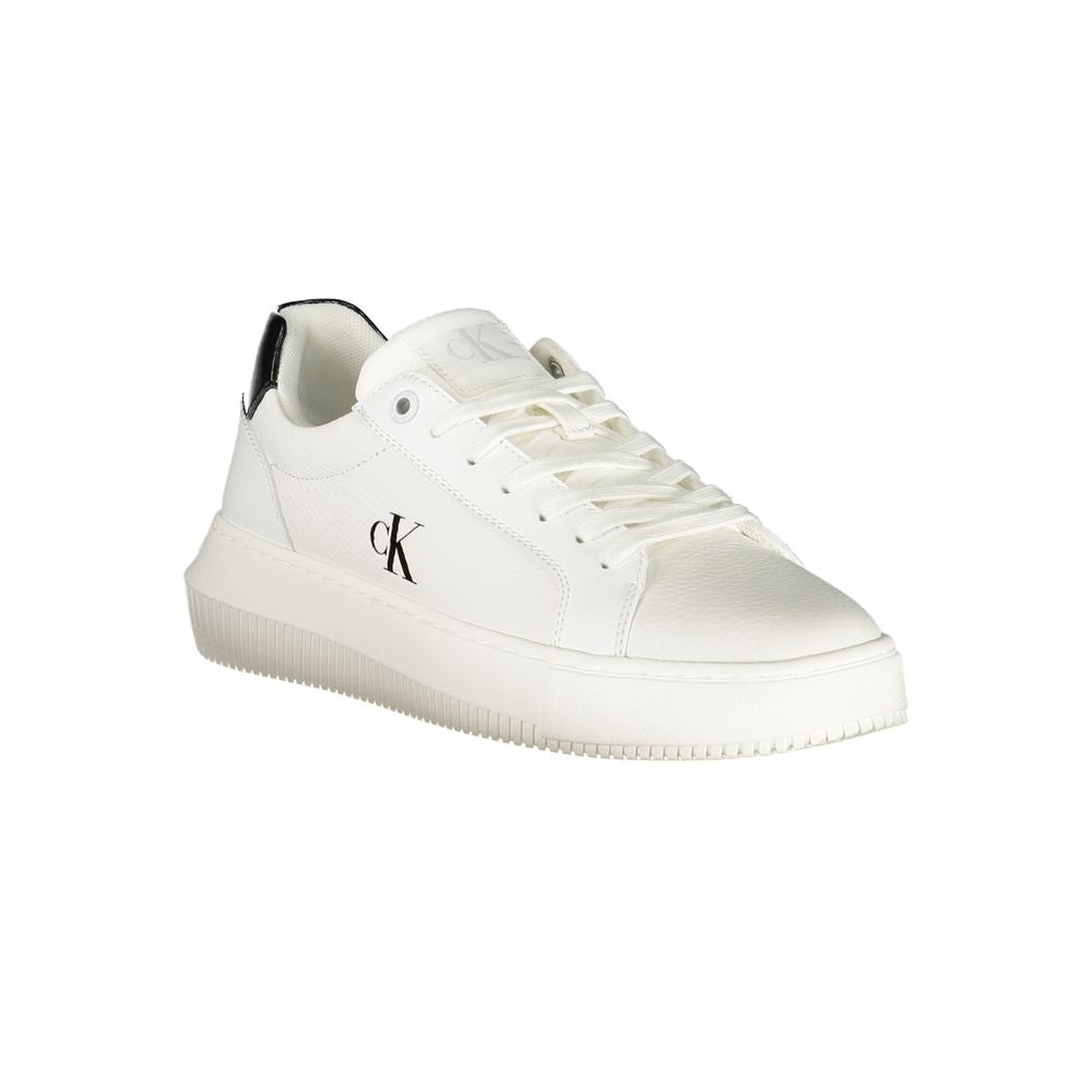 Calvin Klein Bianco Polyurethane Women Sneaker - Luxe Nova