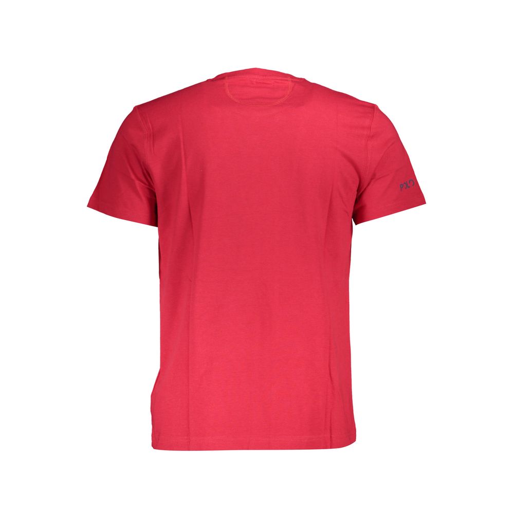 La Martina Rosso Cotton Men's T-Shirt - Luxe Nova