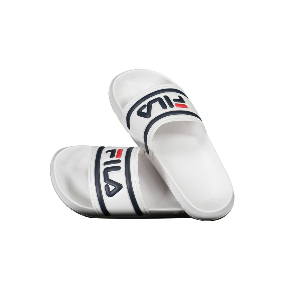 Fila White Polyurethane Women's Slipper - Luxe Nova