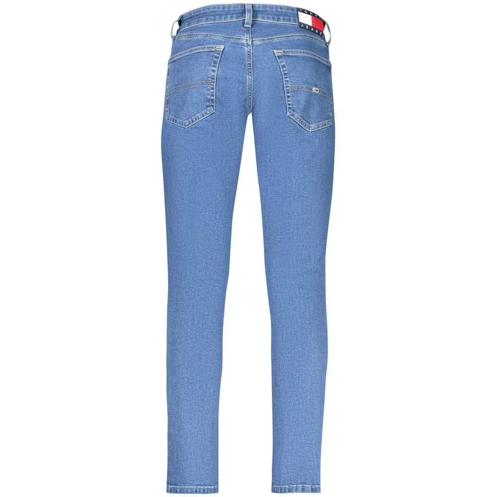Tommy Hilfiger Blu Cotton Men's Jean - Luxe Nova