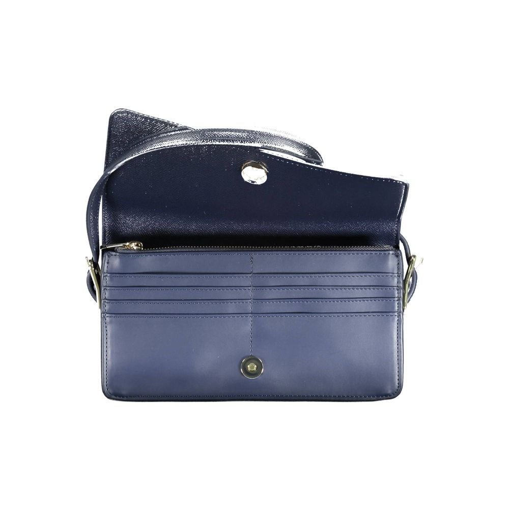Tommy Hilfiger Blue Polyurethane Women Handbag - Luxe Nova