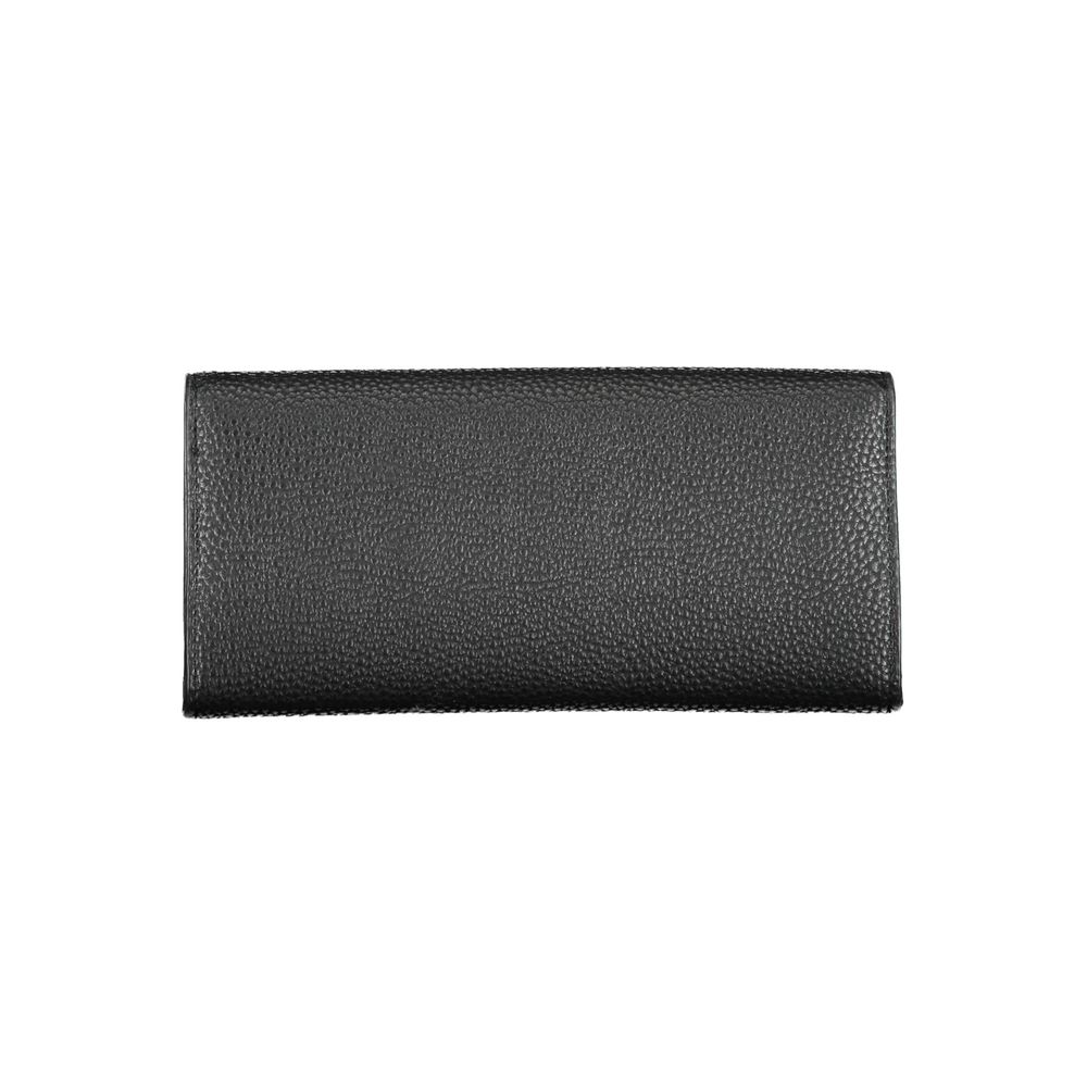 Tommy Hilfiger Black Polyurethane Women Wallet - Luxe Nova