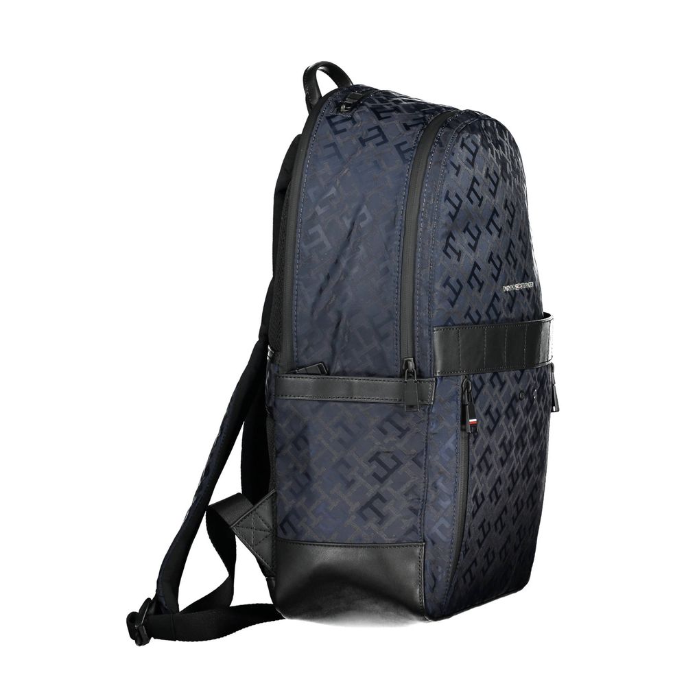 Tommy Hilfiger Blue Polyester Mens Backpack - Luxe Nova